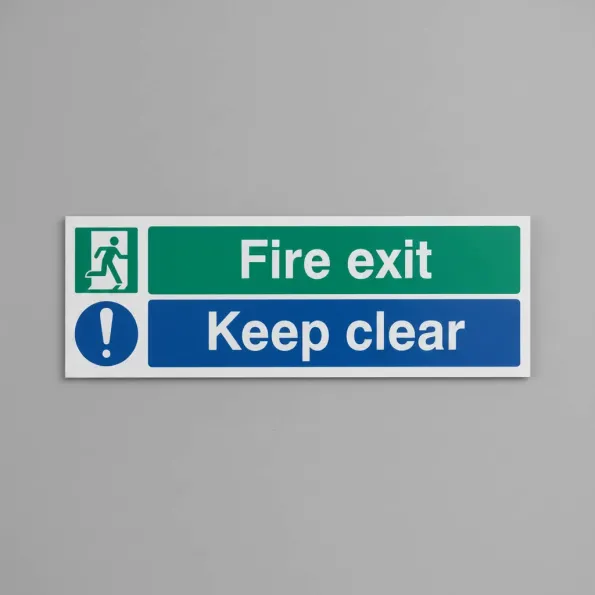 Fire Exit - Keep Clear Fire Exit - Keep Clear