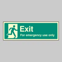 Exit for Emergency Use Only Exit for Emergency Use Only