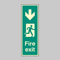 Fire Exit - Down (Portrait)