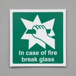 In Case of Fire Break Glass In Case of Fire Break Glass