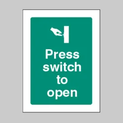 Press Switch to Open