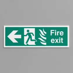 HTM Fire Exit - Arrow Left HTM Fire Exit - Arrow Left