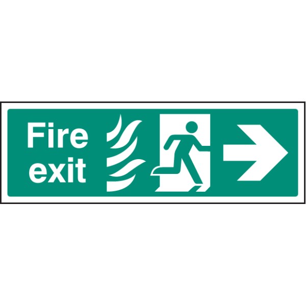 HTM Fire Exit - Arrow Right