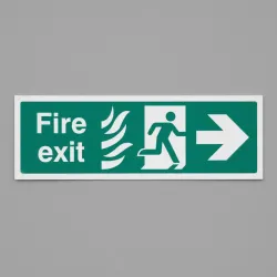 HTM Fire Exit - Arrow Right HTM Fire Exit - Arrow Right