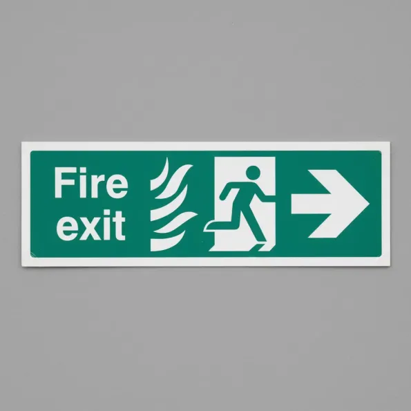 HTM Fire Exit - Arrow Right HTM Fire Exit - Arrow Right