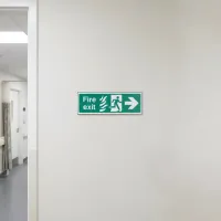 HTM Fire Exit - Arrow Right HTM Fire Exit - Arrow Right
