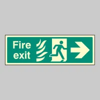 HTM Fire Exit - Arrow Right HTM Fire Exit - Arrow Right