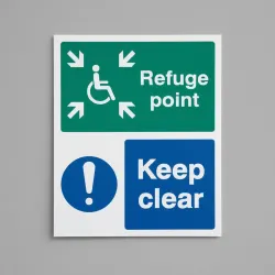 Refuge Point Keep Clear