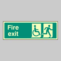Disabled Final Fire Exit Disabled Final Fire Exit