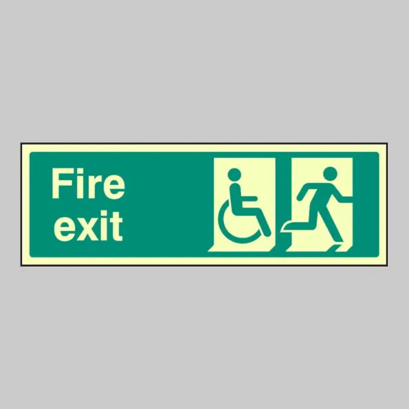 Disabled Final Fire Exit Disabled Final Fire Exit
