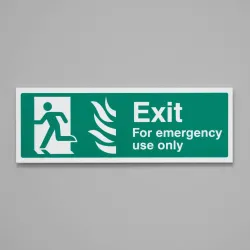 HTM Exit for Emergency Use Only - Left HTM Exit for Emergency Use Only - Left