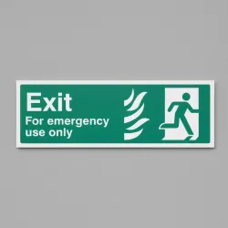 HTM Exit for Emergency Use Only - Right HTM Exit for Emergency Use Only - Right