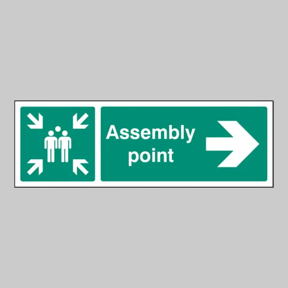 Assembly Point - Arrow Right Assembly Point - Arrow Right