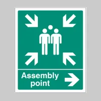 Assembly Point - Arrow Right Assembly Point - Arrow Right