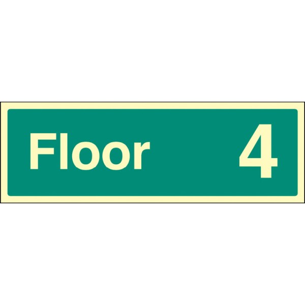 Floor 4 - Floor Level Dwelling ID Signs