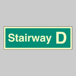 Stairway D - Stairway Dwelling ID