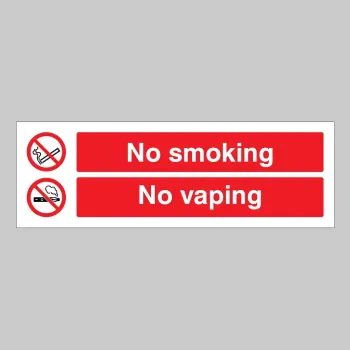 No Smoking - No Vaping No Smoking - No Vaping