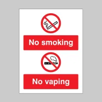 No Smoking - No Vaping