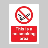 No Smoking Area