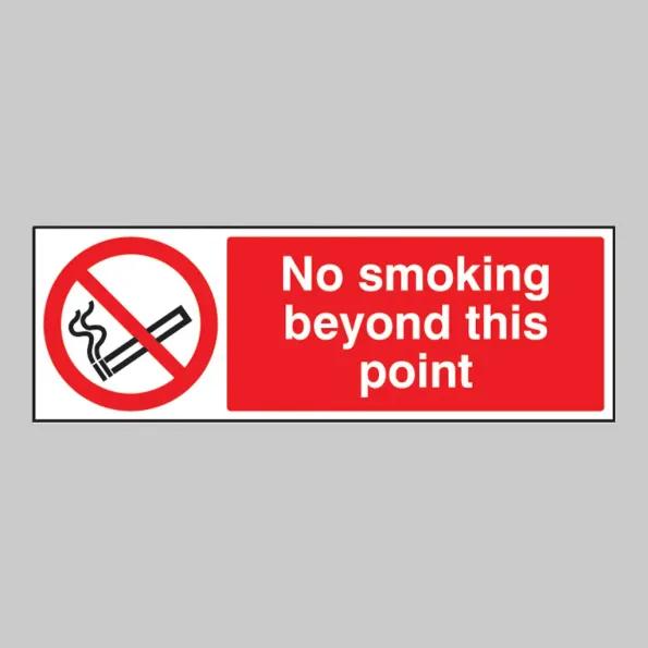 No Smoking Beyond this Point