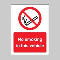 No Smoking in the Vehicle