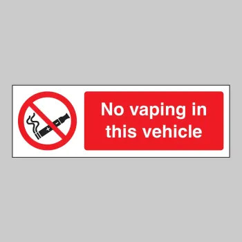 No Vaping in this Vehicle No Vaping in this Vehicle