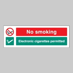 No Smoking - Electronic Cigarettes Permitted 
