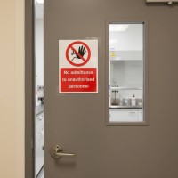 No Admittance to Unauthorised Personnel