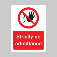 Strictly No Admittance