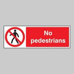 No Pedestrians