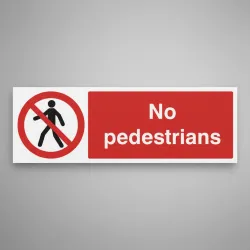 No Pedestrians No Pedestrians