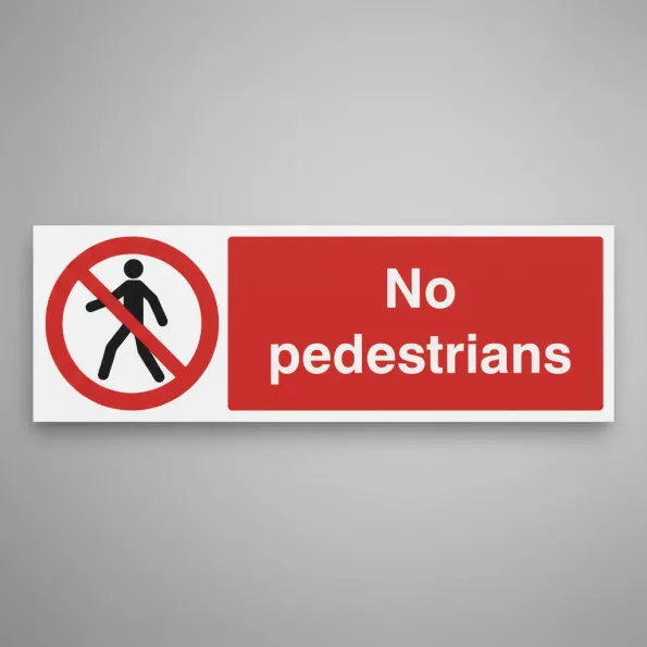No Pedestrians No Pedestrians