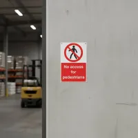 No Access for Pedestrians