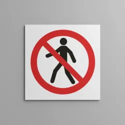 No Admittance Symbol No Admittance Symbol