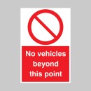 No Vehicles Beyond this Point