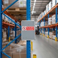 Do Not Climb On Racking