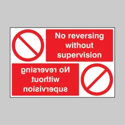 No Reversing without Supervision Reflection Sign