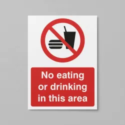 No Eating Or Drinking in this Area No Eating Or Drinking in this Area