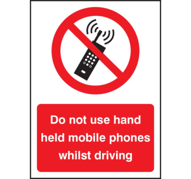 Do Not Use Hand Held Mobiles Driving