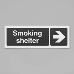 Smoking Shelter - Arrow Right Smoking Shelter - Arrow Right