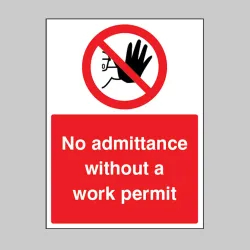 No Admittance without a Work Permit