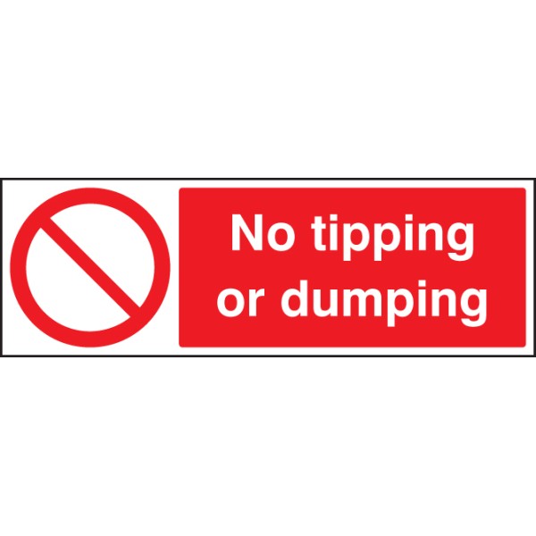 No Tipping Or Dumping