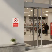 No Dogs Except Guide Dogs