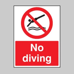 No Diving