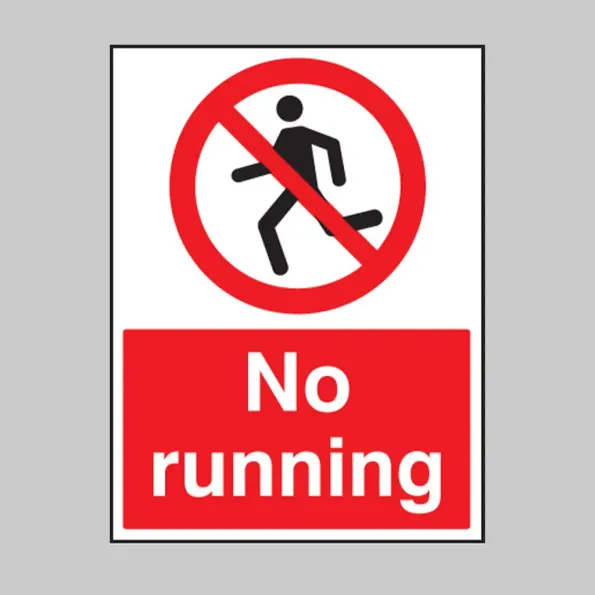 No Running No Running