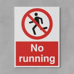 No Running No Running