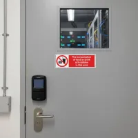 Consumption of Food Or Drink Is Forbidden in this Area