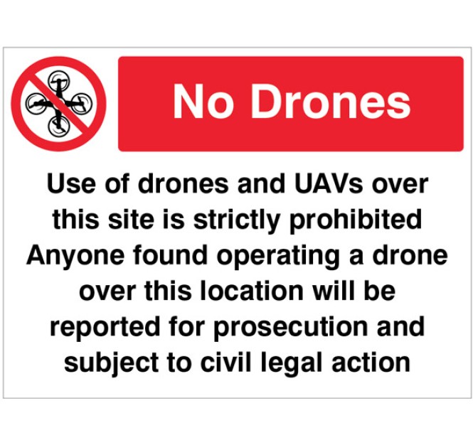 Drones Prohibited in this Area