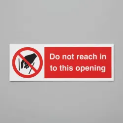 Do Not Reach in to this Opening Do Not Reach in to this Opening