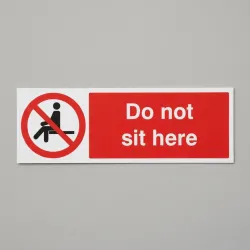 Do Not Sit Here Do Not Sit Here